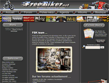 Tablet Screenshot of freebiker.net