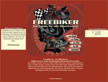 Tablet Screenshot of freebiker.de